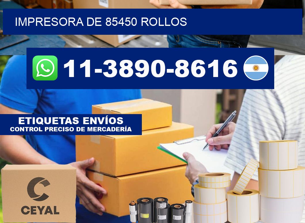impresora de 85450 rollos