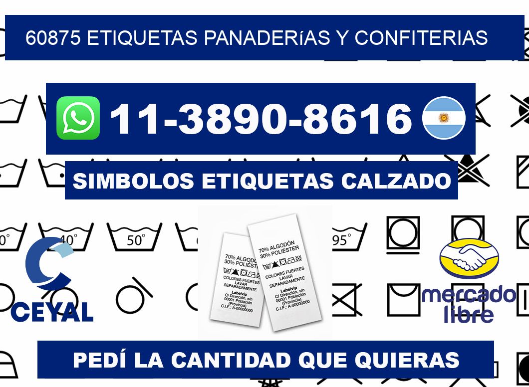 60875 etiquetas panaderías y confiterias