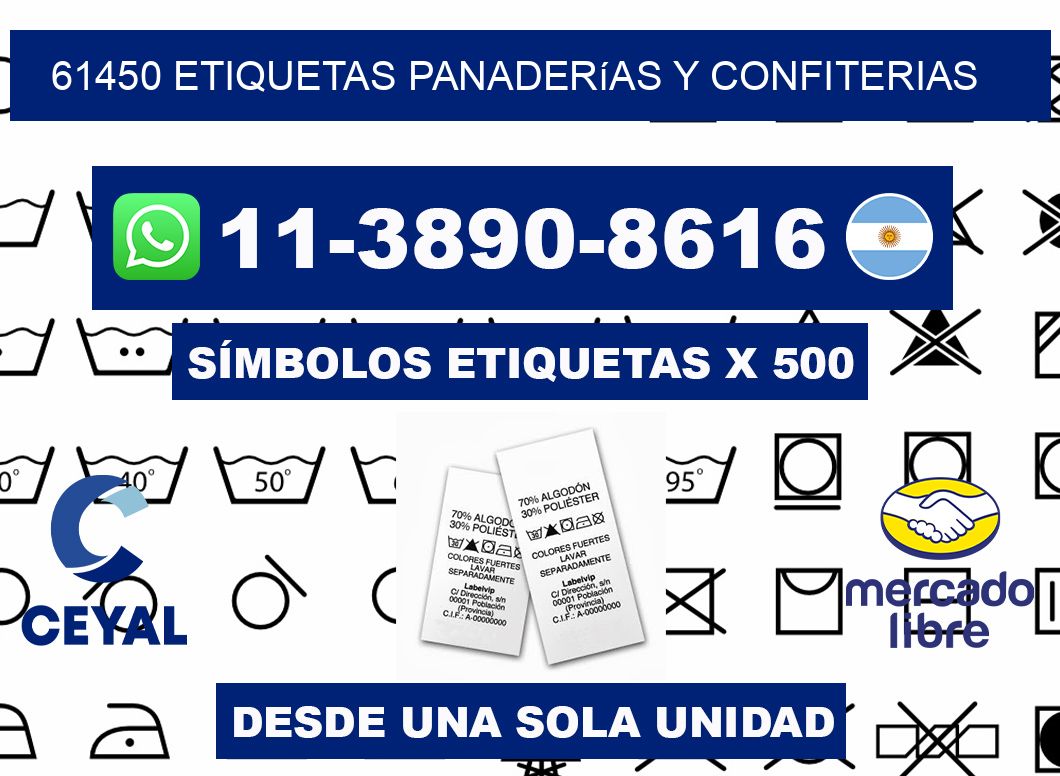 61450 etiquetas panaderías y confiterias