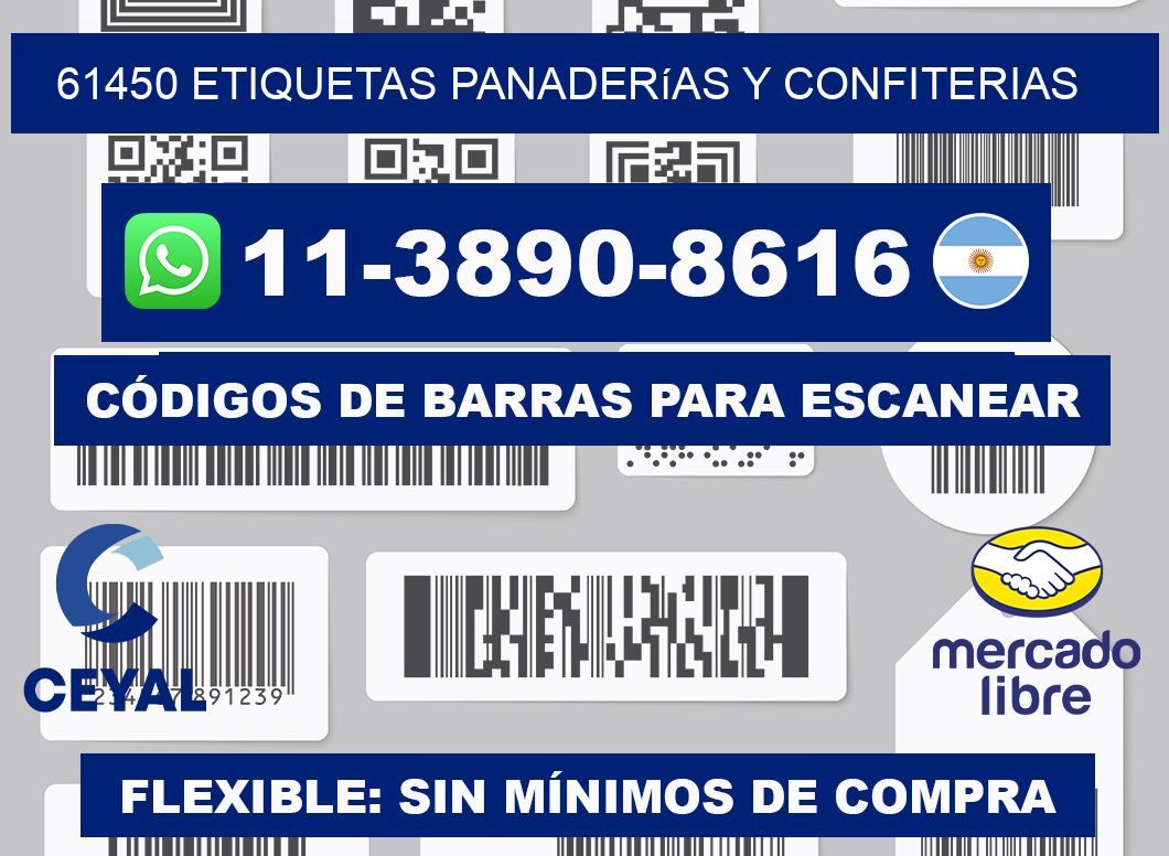 61450 etiquetas panaderías y confiterias