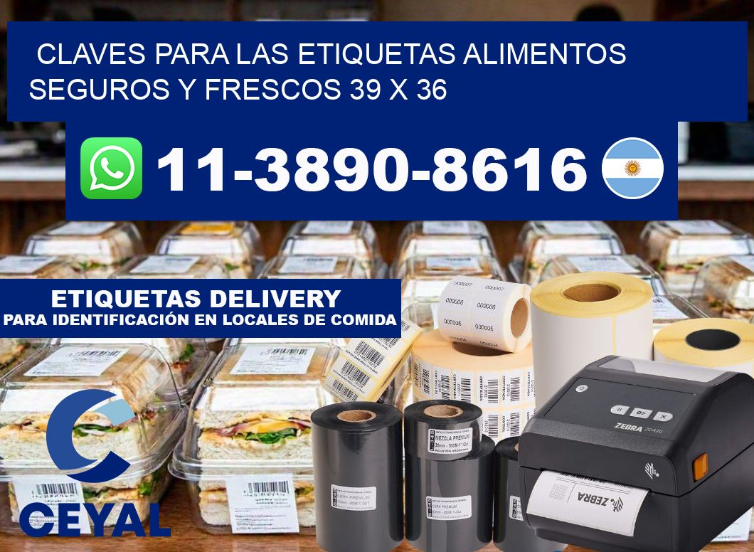 Claves para las etiquetas alimentos seguros y frescos 39 x 36
