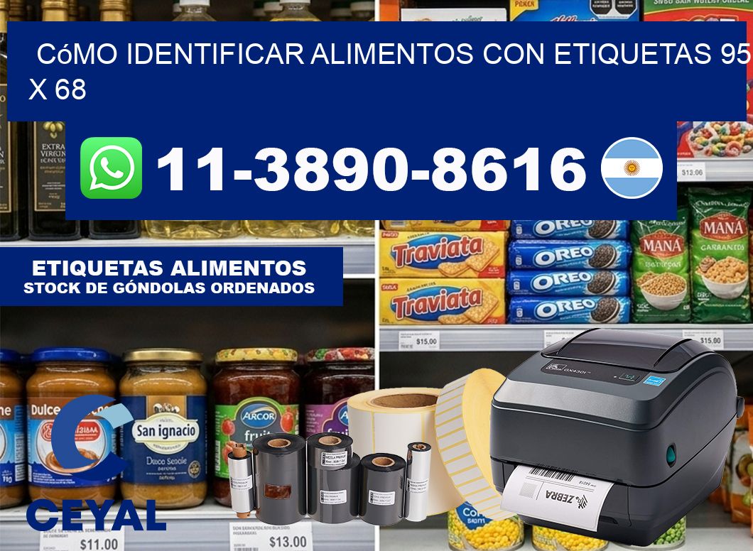 Cómo identificar alimentos con etiquetas 95 x 68