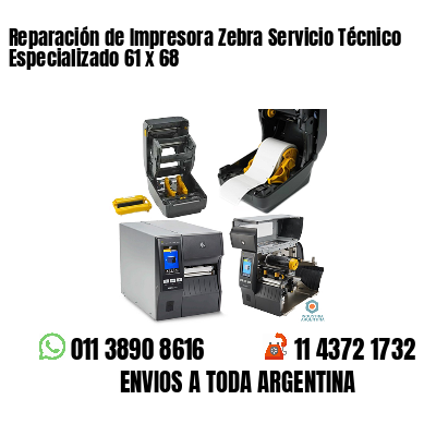 Reparación de Impresora Zebra Servicio Técnico Especializado 61 x 68
