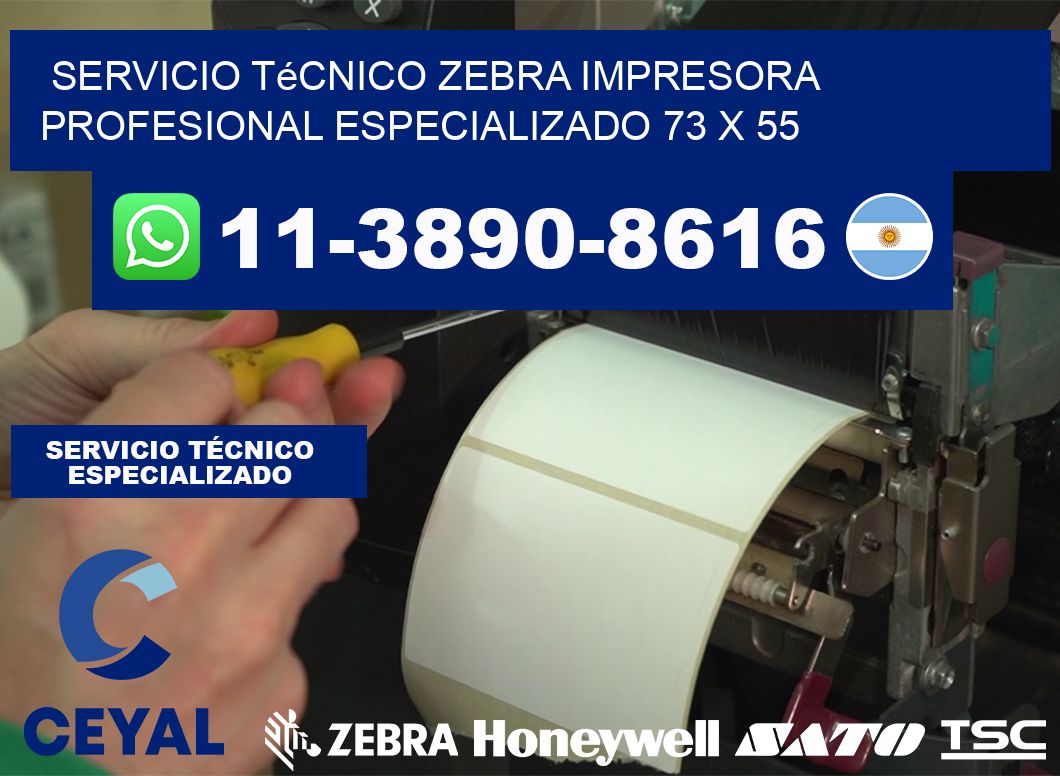 Servicio Técnico Zebra Impresora Profesional Especializado 73 x 55