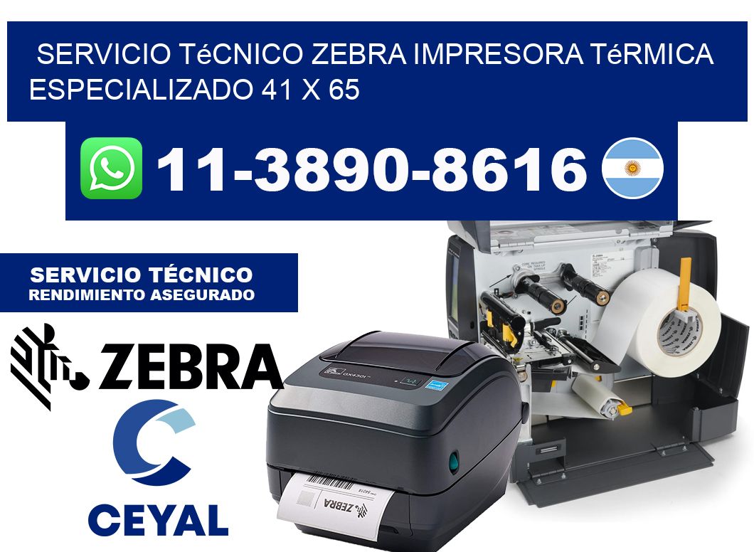 Servicio Técnico Zebra Impresora Térmica Especializado 41 x 65