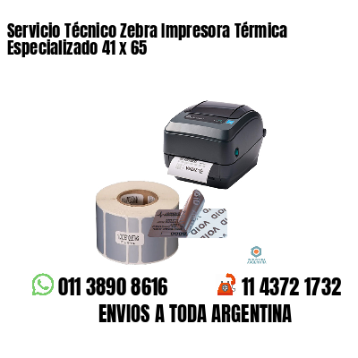 Servicio Técnico Zebra Impresora Térmica Especializado 41 x 65
