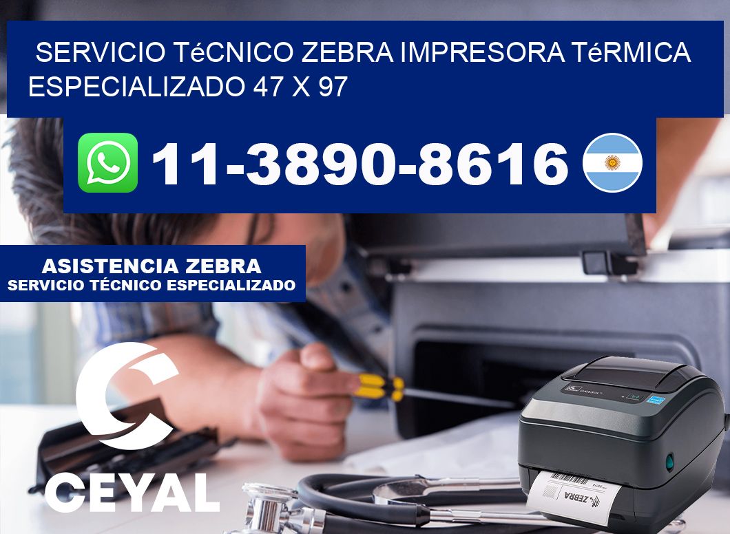 Servicio Técnico Zebra Impresora Térmica Especializado 47 x 97