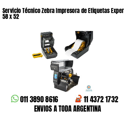 Servicio Técnico Zebra Impresora de Etiquetas Experto 58 x 52