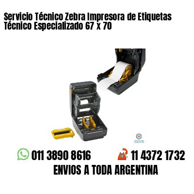 Servicio Técnico Zebra Impresora de Etiquetas Técnico Especializado 67 x 70