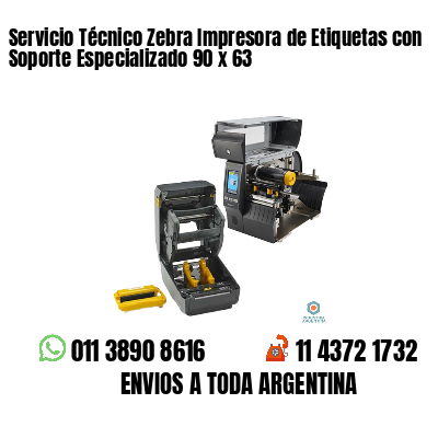 Servicio Técnico Zebra Impresora de Etiquetas con Soporte Especializado 90 x 63