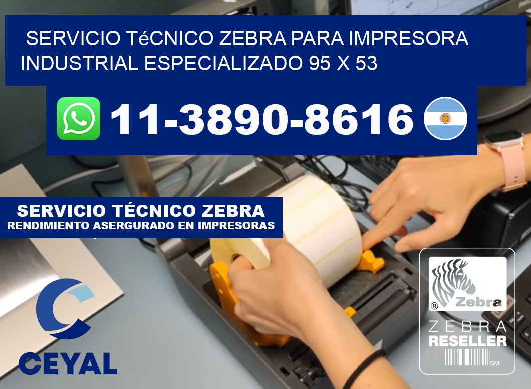 Servicio Técnico Zebra para Impresora Industrial Especializado 95 x 53