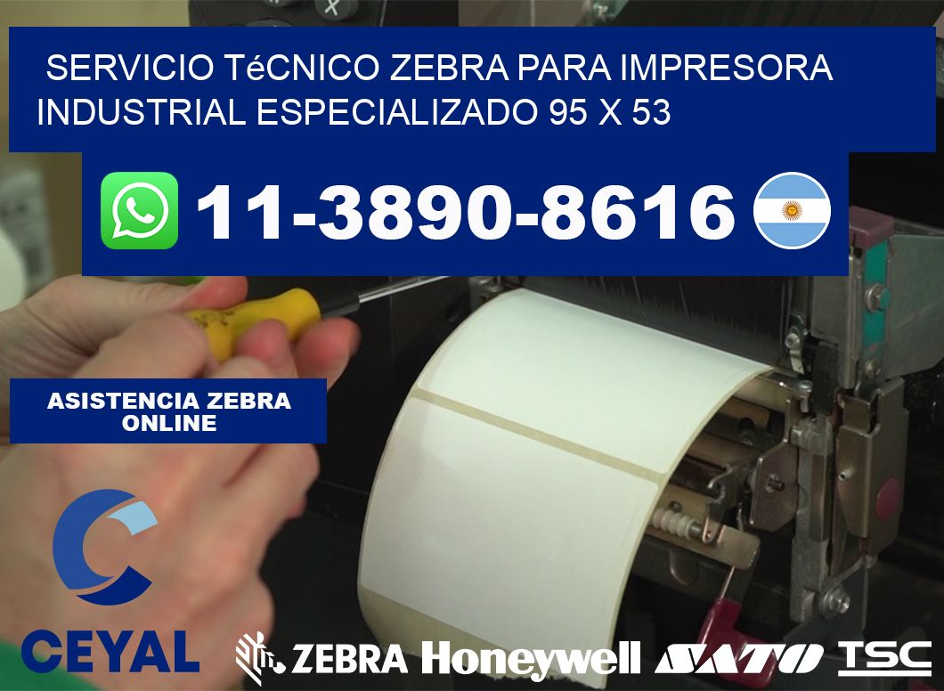 Servicio Técnico Zebra para Impresora Industrial Especializado 95 x 53