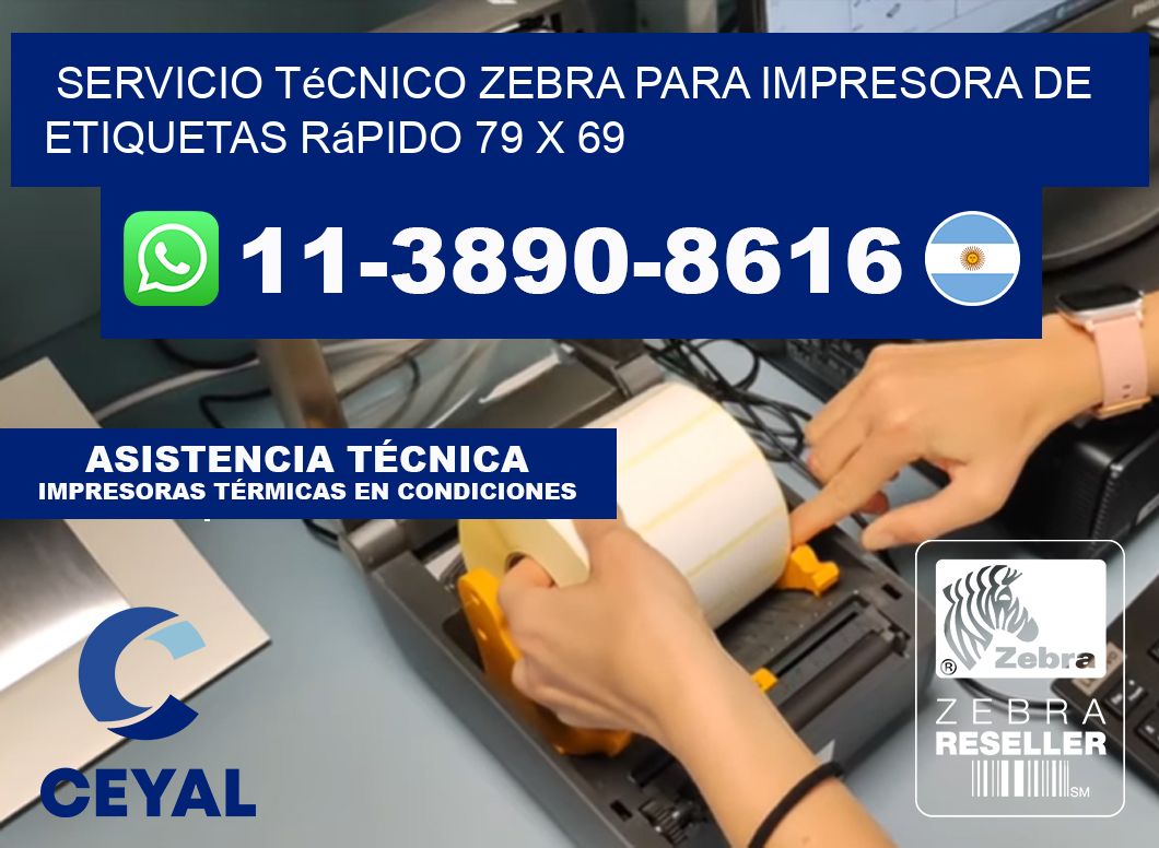 Servicio Técnico Zebra para Impresora de Etiquetas Rápido 79 x 69