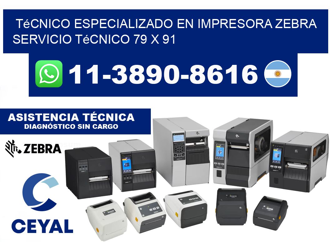 Técnico Especializado en Impresora Zebra Servicio Técnico 79 x 91
