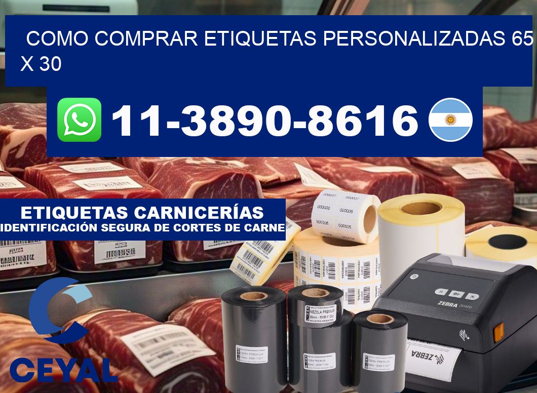 como comprar etiquetas personalizadas 65 x 30