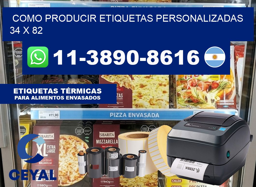 como producir etiquetas personalizadas 34 x 82