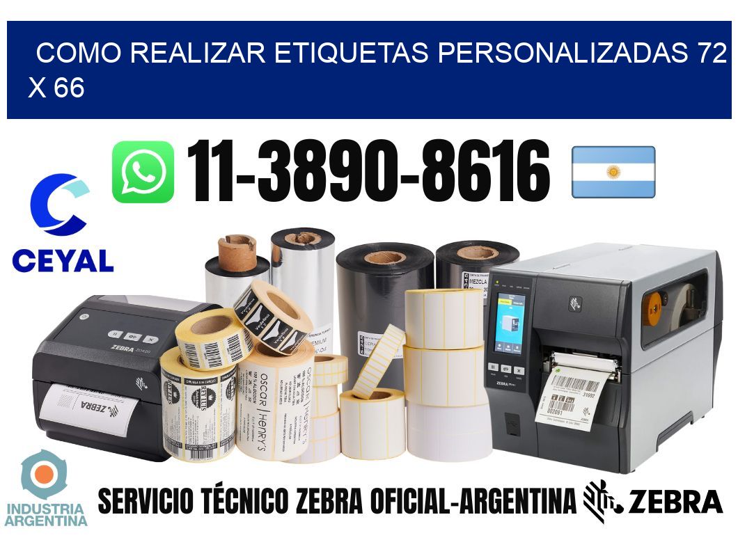como realizar etiquetas personalizadas 72 x 66