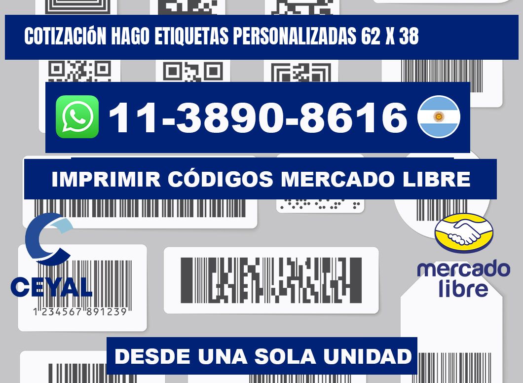 cotización hago etiquetas personalizadas 62 x 38