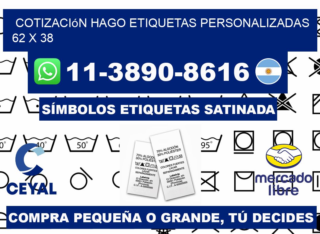 cotización hago etiquetas personalizadas 62 x 38