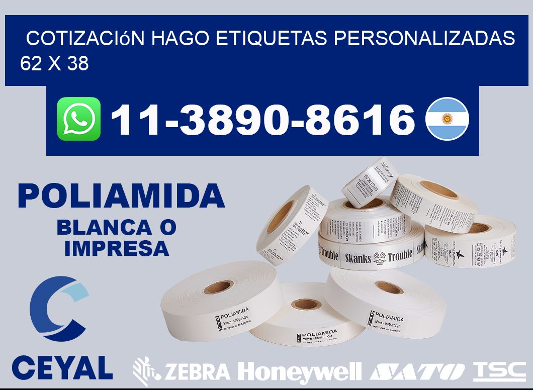 cotización hago etiquetas personalizadas 62 x 38