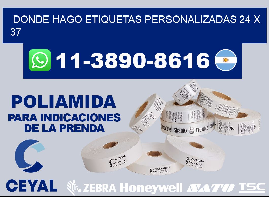 donde hago etiquetas personalizadas 24 x 37