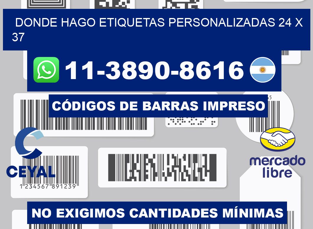 donde hago etiquetas personalizadas 24 x 37