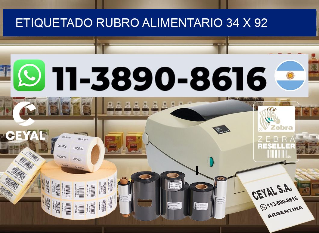 etiquetado rubro alimentario 34 x 92