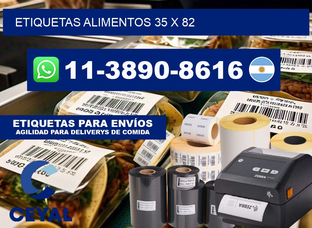 etiquetas alimentos 35 x 82