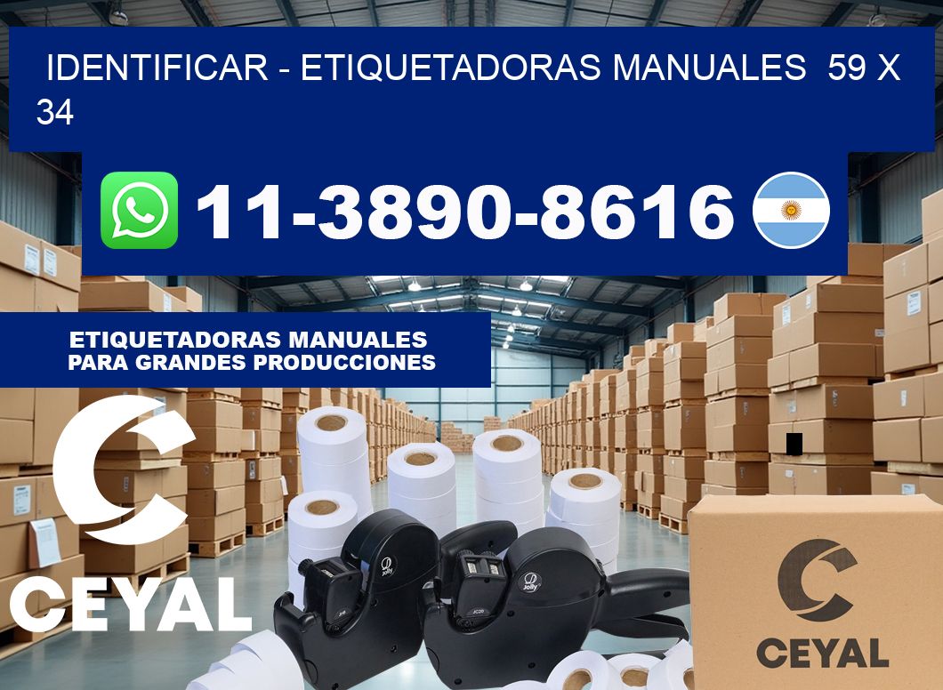 identificar – Etiquetadoras Manuales  59 x 34