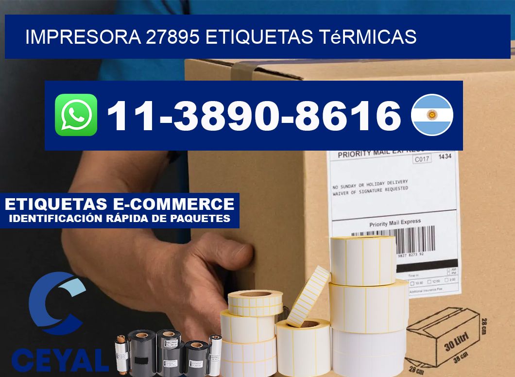 impresora 27895 etiquetas térmicas