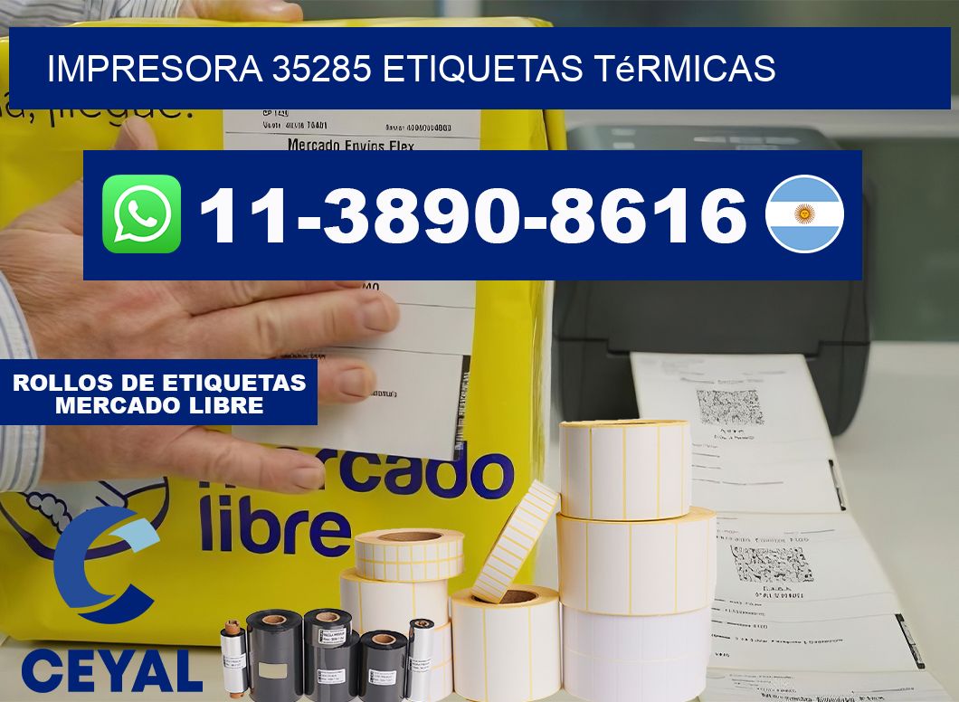 impresora 35285 etiquetas térmicas