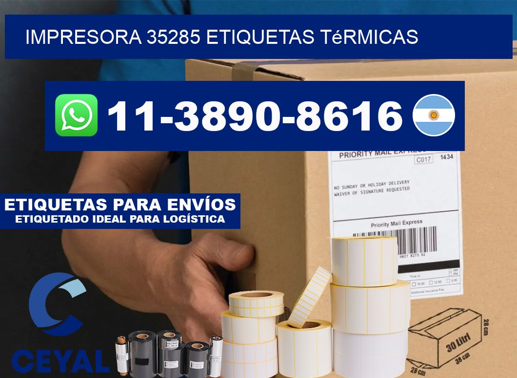 impresora 35285 etiquetas térmicas