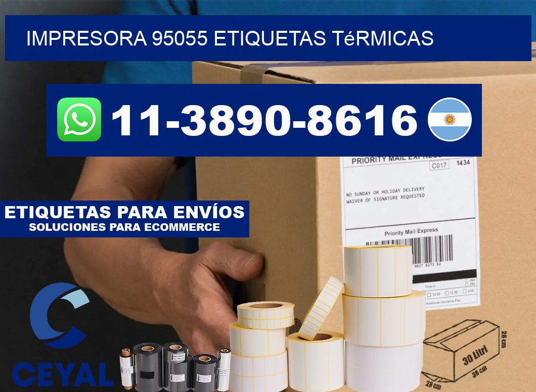 impresora 95055 etiquetas térmicas