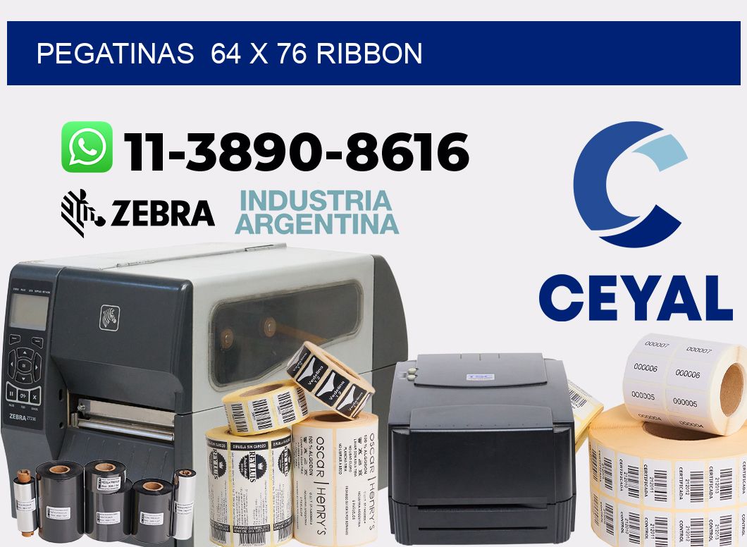 pegatinas 64 x 76 ribbon