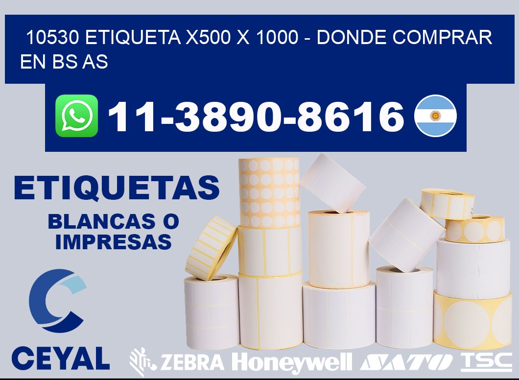 10530 etiqueta x500 x 1000 - Donde Comprar en bs as