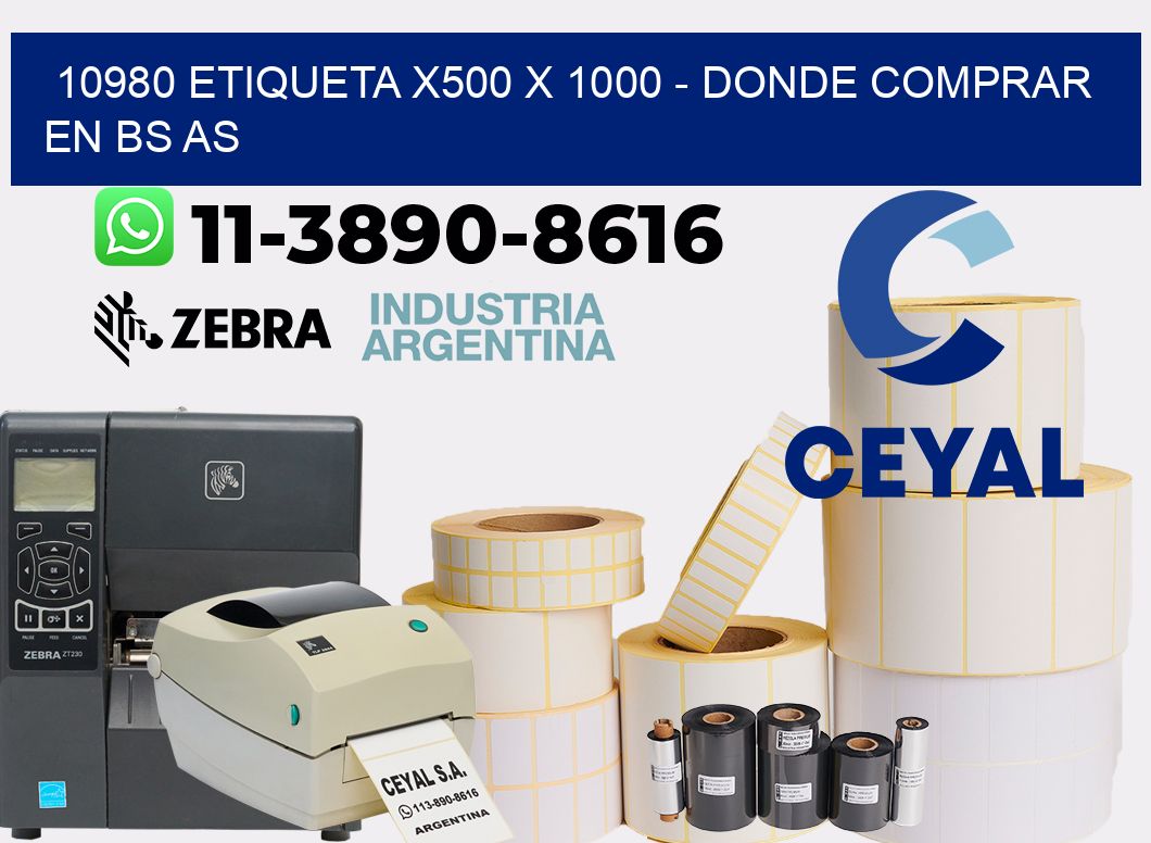 10980 etiqueta x500 x 1000 - Donde Comprar en bs as