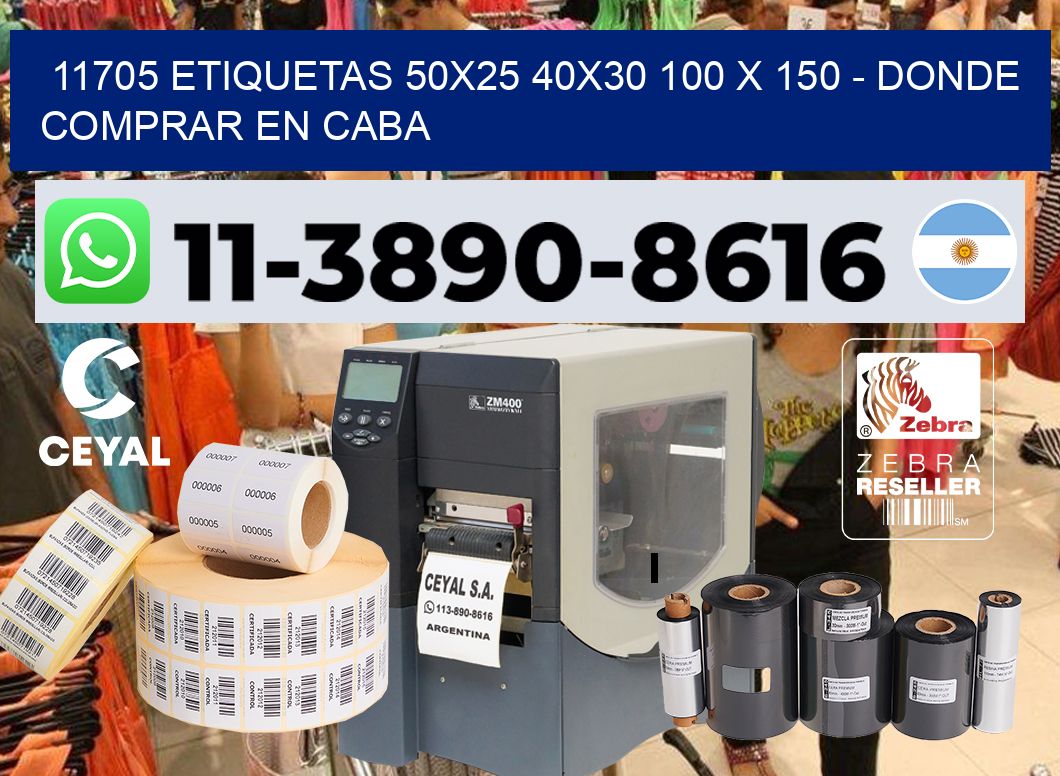 11705 etiquetas 50×25 40×30 100 x 150 – Donde Comprar en Caba