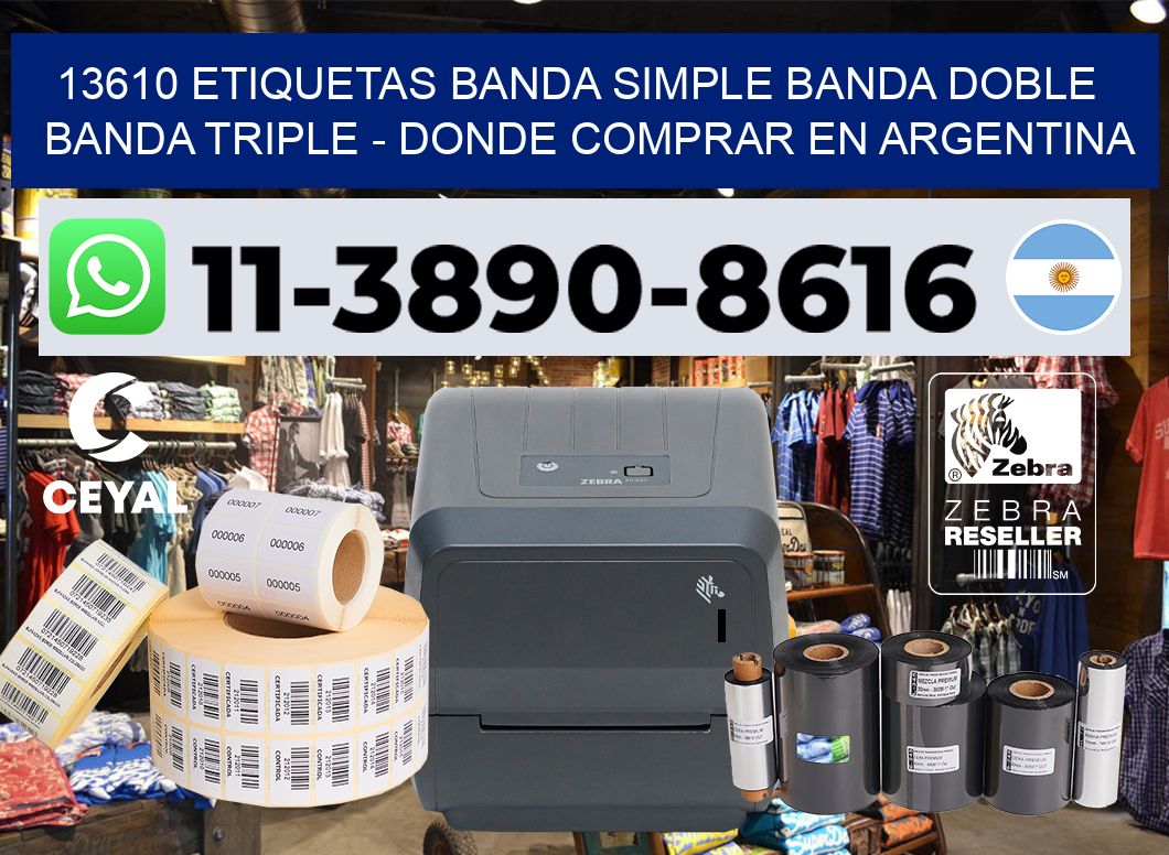 13610 etiquetas banda simple banda doble banda triple – Donde Comprar en Argentina