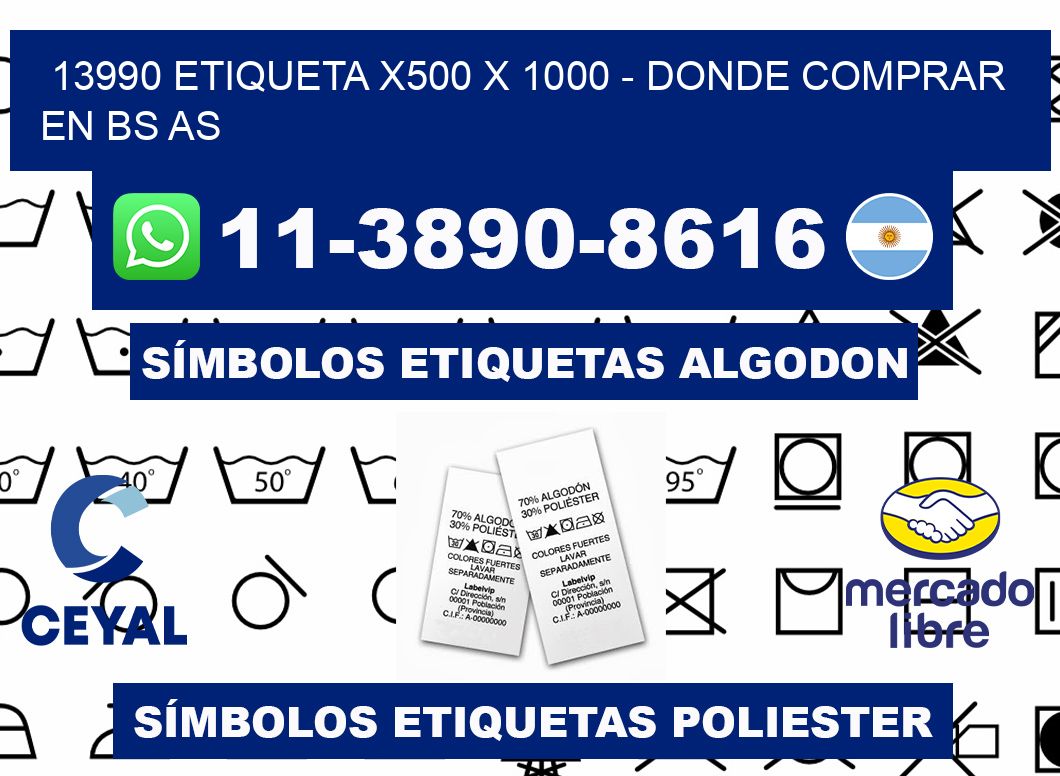 13990 etiqueta x500 x 1000 - Donde Comprar en bs as