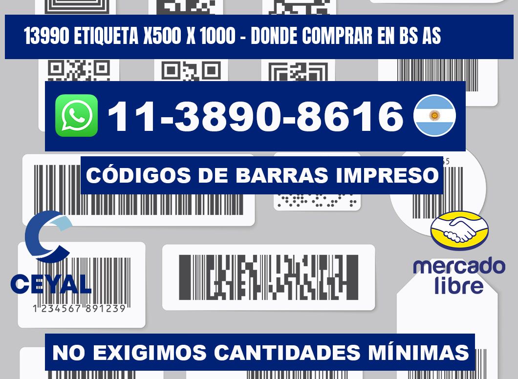 13990 etiqueta x500 x 1000 - Donde Comprar en bs as