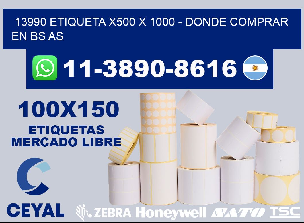 13990 etiqueta x500 x 1000 - Donde Comprar en bs as