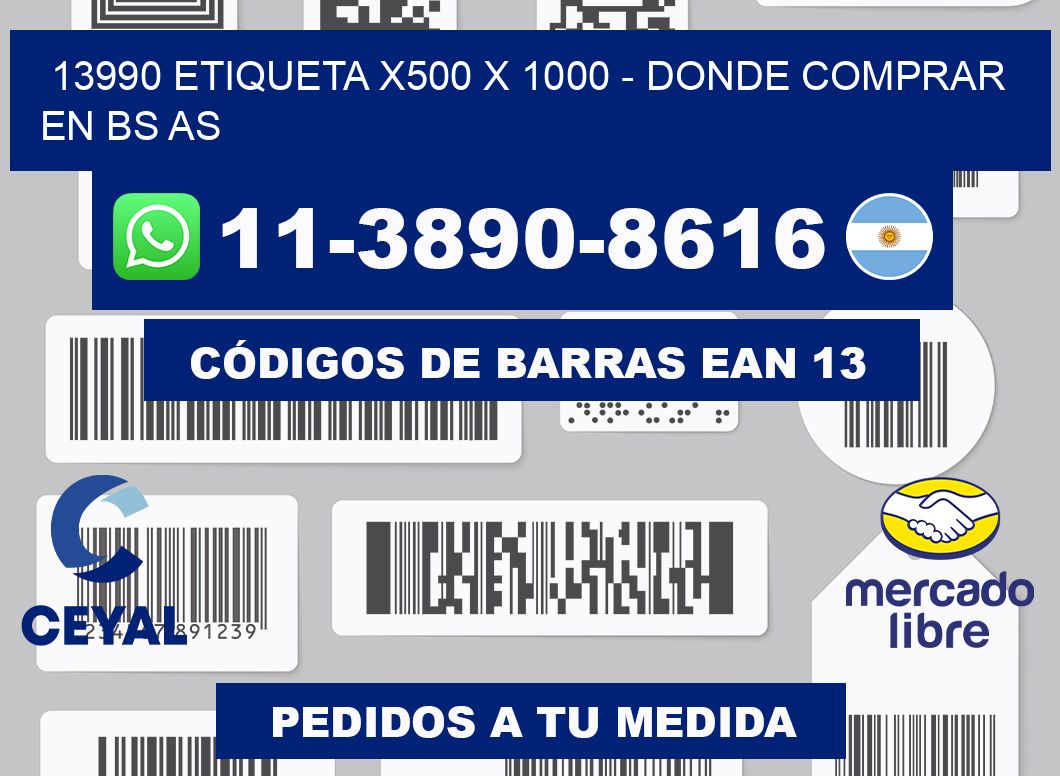 13990 etiqueta x500 x 1000 - Donde Comprar en bs as