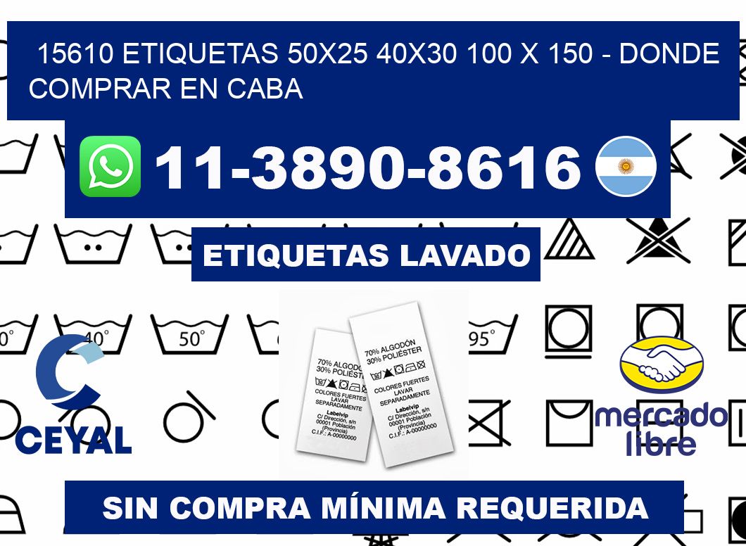 15610 etiquetas 50x25 40x30 100 x 150 - Donde Comprar en Caba