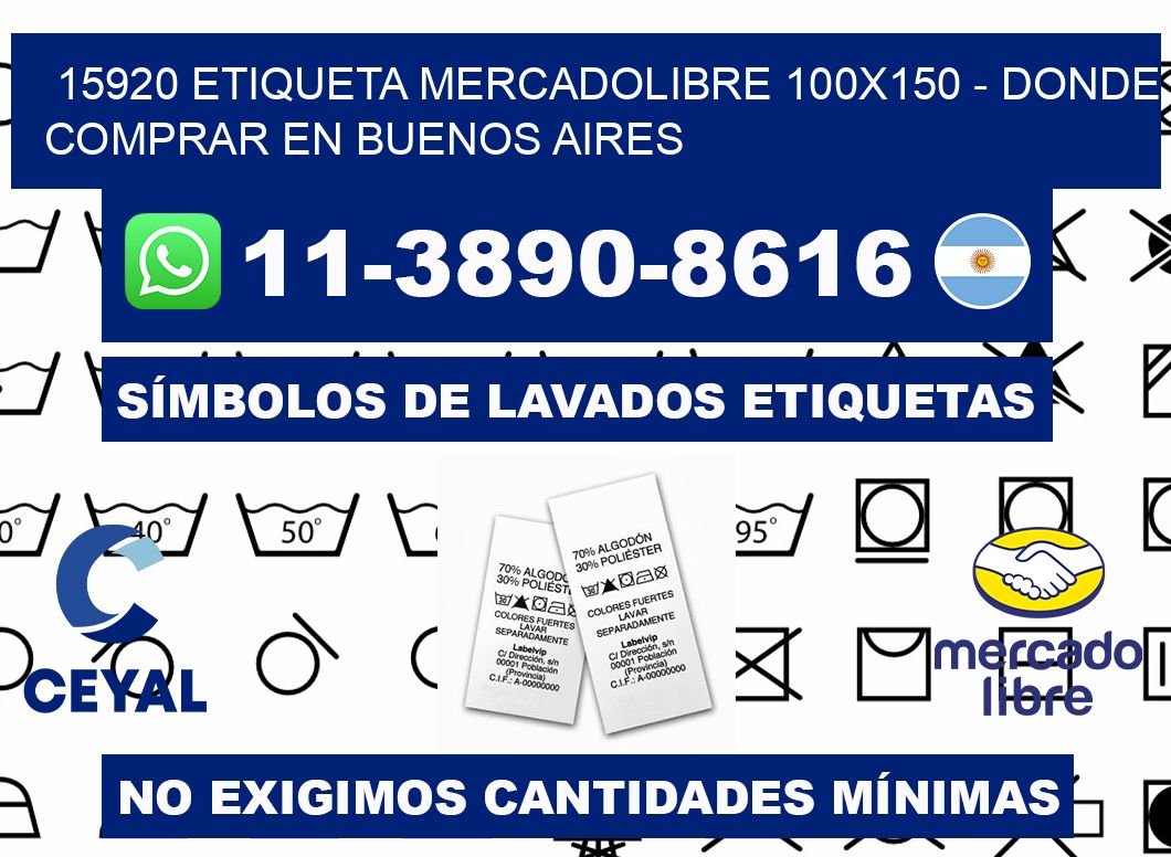 15920 etiqueta MercadoLibre 100x150 - Donde Comprar en Buenos Aires