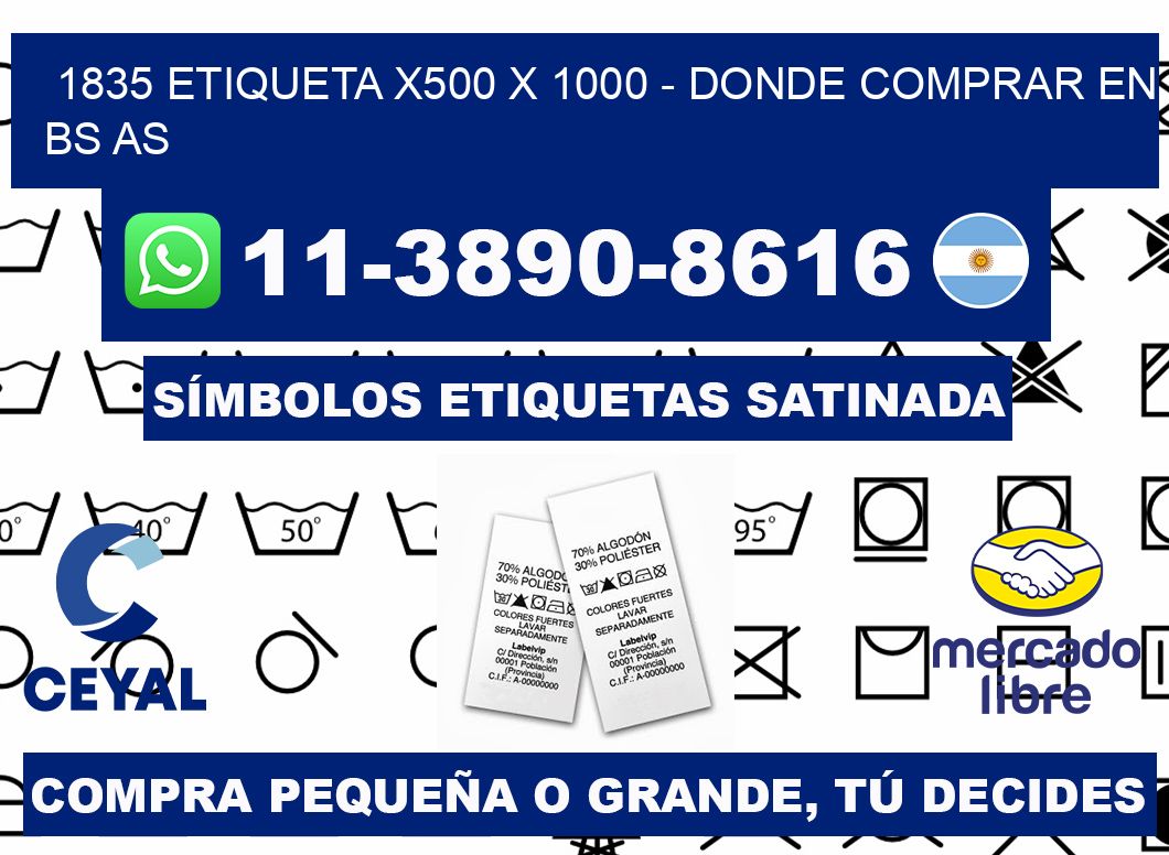 1835 etiqueta x500 x 1000 - Donde Comprar en bs as