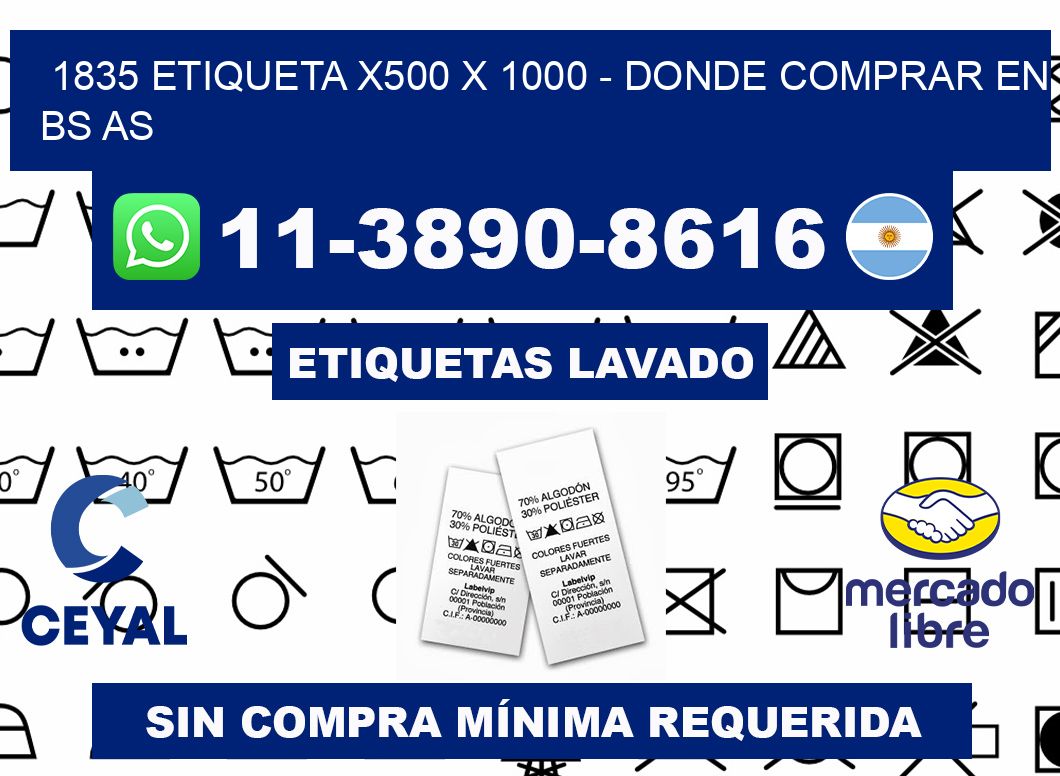 1835 etiqueta x500 x 1000 - Donde Comprar en bs as
