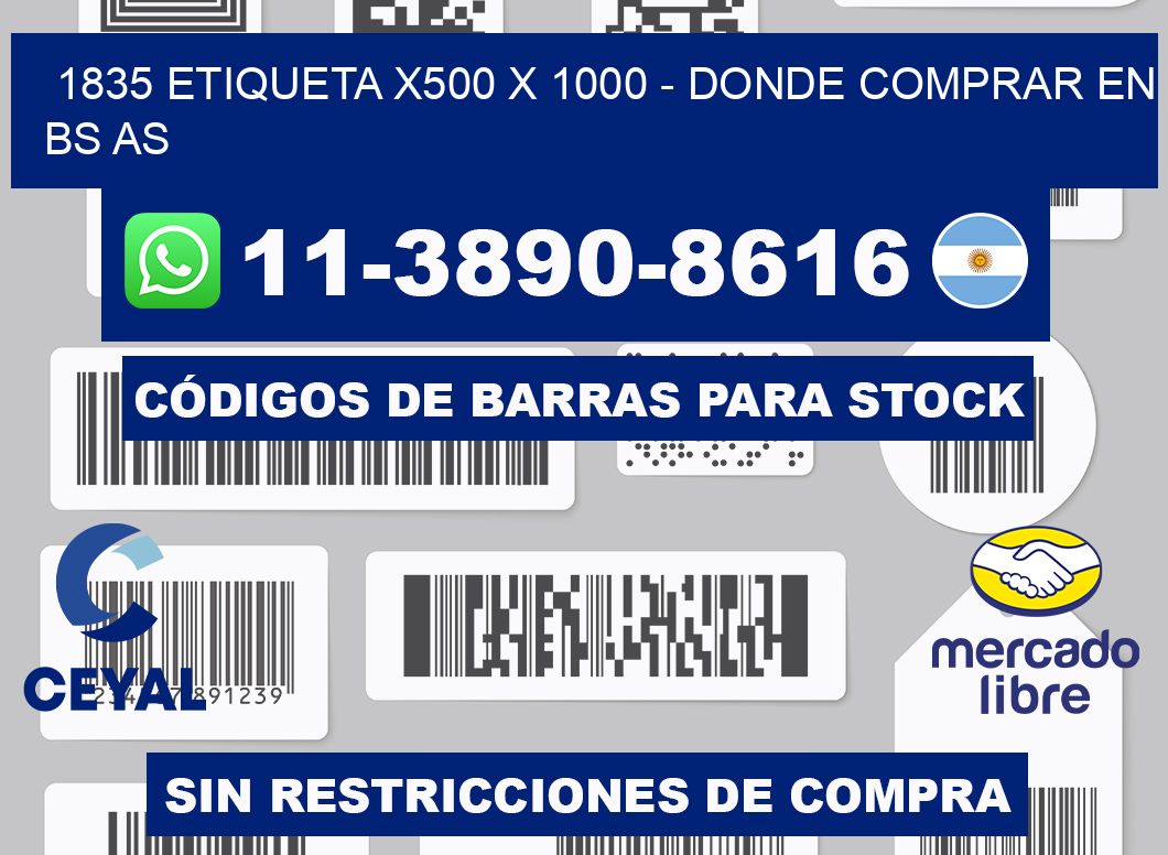 1835 etiqueta x500 x 1000 - Donde Comprar en bs as