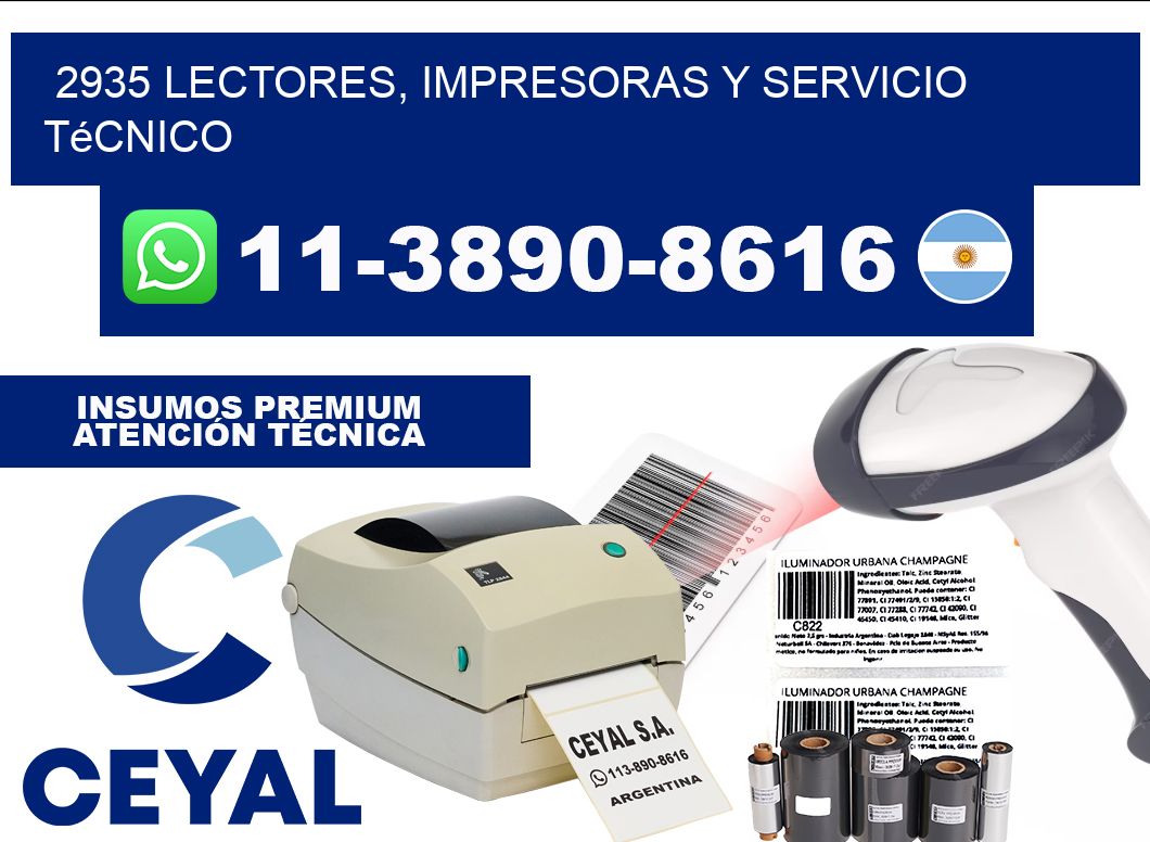2935 Lectores, Impresoras y Servicio Técnico