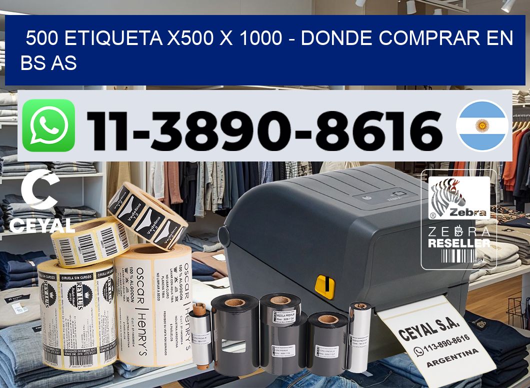 500 etiqueta x500 x 1000 – Donde Comprar en bs as