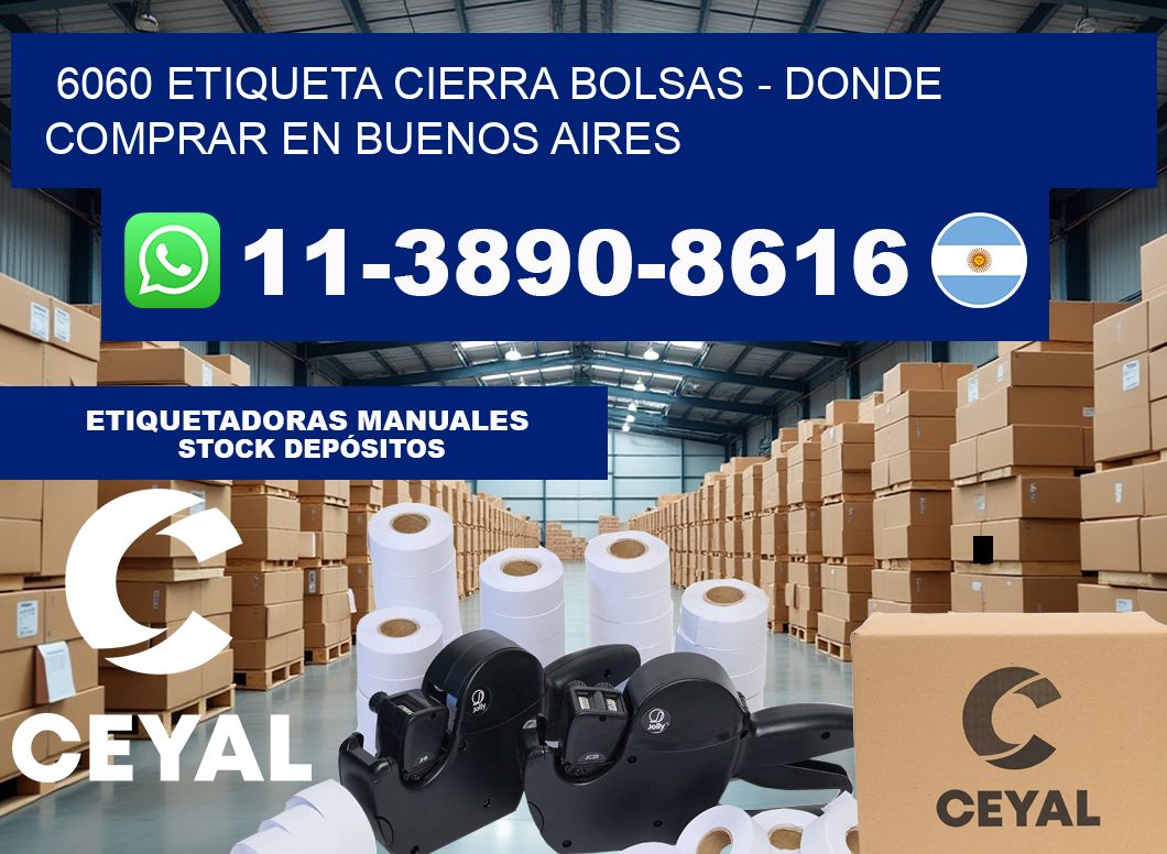 6060 etiqueta Cierra Bolsas – Donde Comprar en Buenos Aires